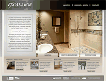 Tablet Screenshot of excalaborglass.com